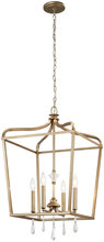 Minka-Lavery 4448-582 - Laurel Estate - 4 Light Pendant(convertible To Semi Flush)