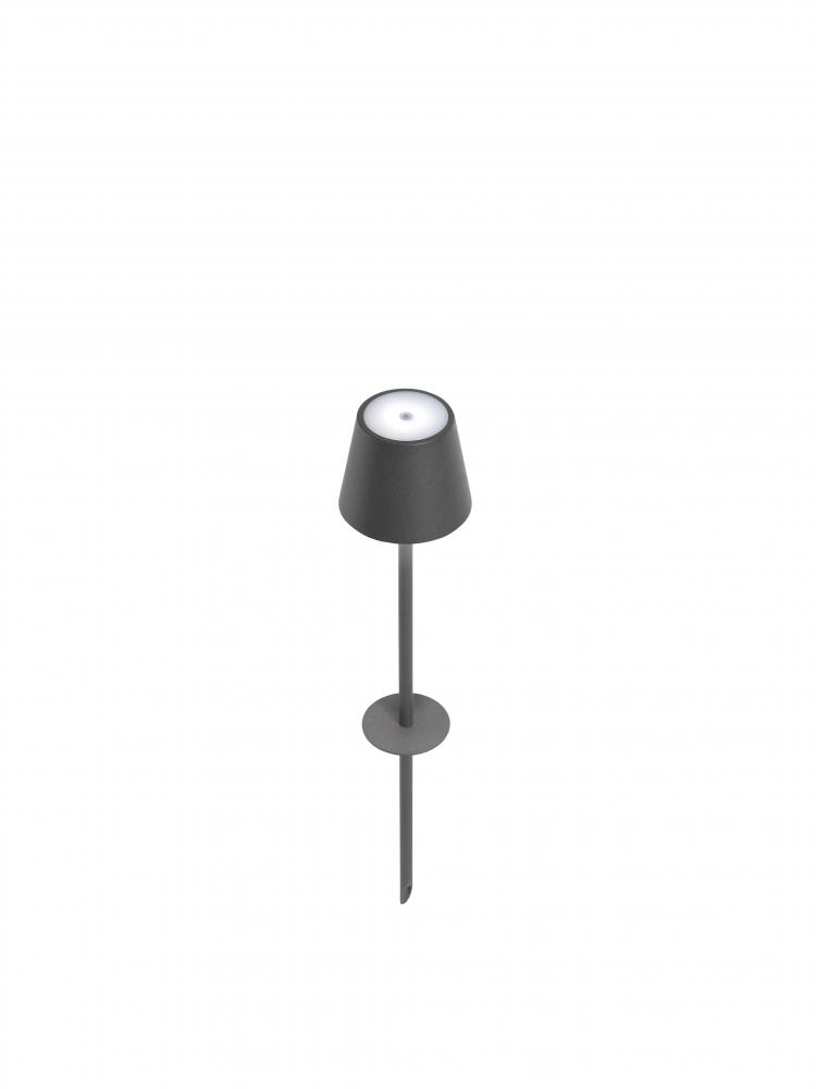Poldina Peg Lamp - Dark Grey