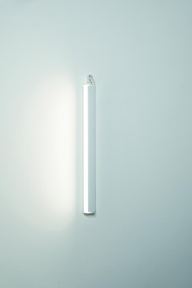 Pencil LED Cordless Vertical Wall Sconce - Finish: White | Size: Small