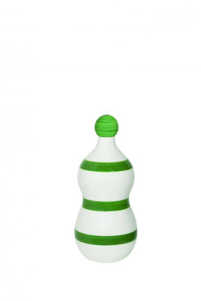 CERAMIC BOTTLE w/PAINTED BANDS