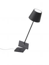 Zafferano America LD0440N4 - Poldina Pro Table Lamp - Dark grey