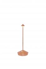 Zafferano America LDO650RFR - Pina Pro Table Lamp - Copper Leaf