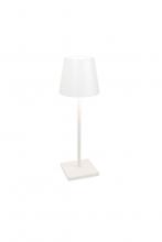 Zafferano America LD0395B4 - Poldina L Desk Lamp - White