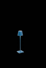 Zafferano America LD0490K3 - Poldina Micro Table Lamp - Capri Blue
