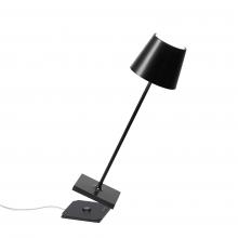 Zafferano America LD0340D4 - Poldina Pro Table Lamp - Matte Black