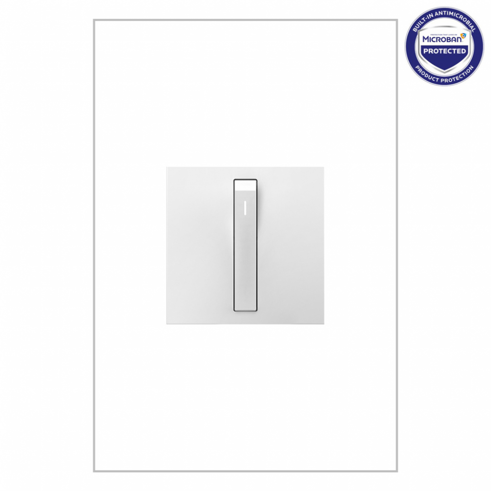 adorne Whisper Switch, White, with Microban