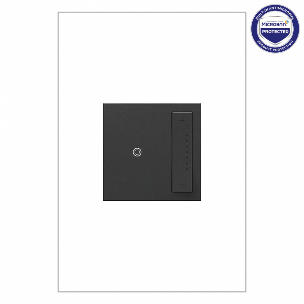 adorne 0-10V sofTap Dimmer, Graphite, with Microban