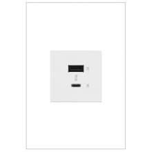 Legrand ARUSB2AC6W4 - adorne? Ultra-Fast USB Type-A/C Outlet Module, White