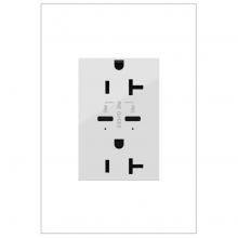 Legrand ARTRUSB20PD30W4 - adorne? 20A Tamper-Resistant Ultra-Fast Plus Power Delivery USB Type-C/C Outlet, Plus-Size, White