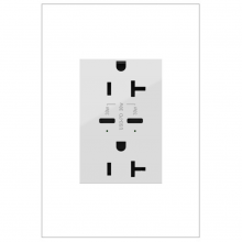 Legrand ARTRUSB20PD30W4 - adorne  20A Tamper-Resistant Ultra-Fast Plus Power Delivery USB Type-C/C Outlet, Plus-Size, White