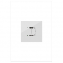 Legrand ARUSB30PDW4 - adorne? Ultra-Fast Plus Power Delivery USB Type-C/C Outlet Module, White