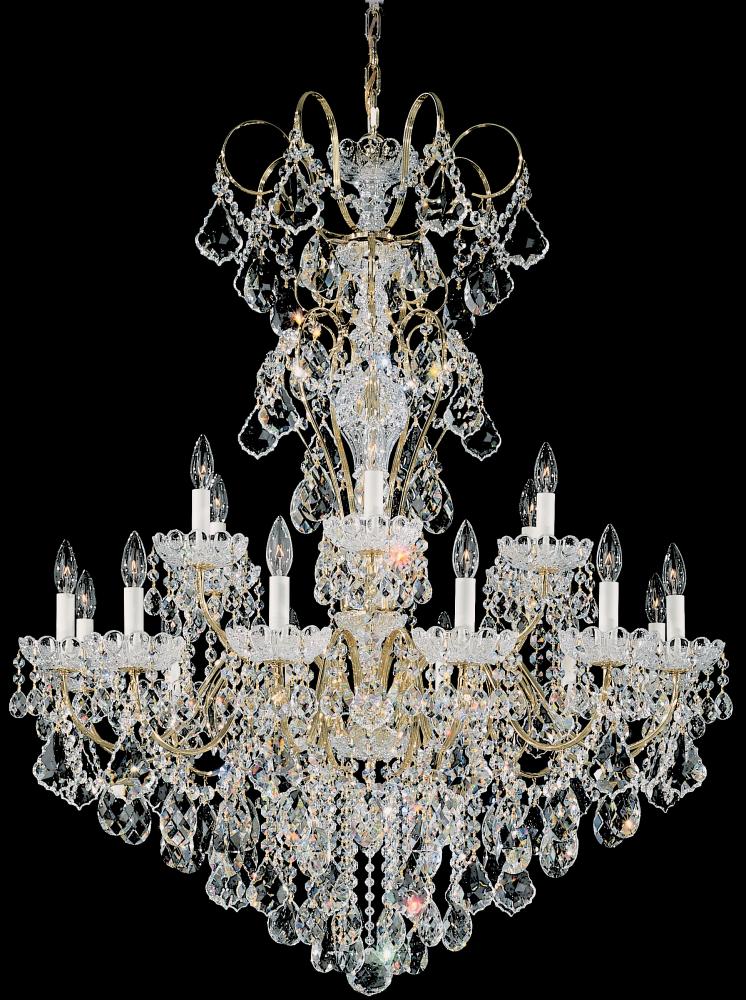 New Orleans 18 Light 120V Chandelier in Heirloom Bronze with Clear Radiance Crystal