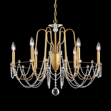 Schonbek 1870 AR1006N-48O - Esmery 6 Light 120V Chandelier in Antique Silver with Clear Optic Crystal