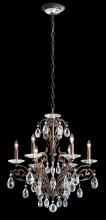 Schonbek 1870 FE7006N-76H - Filigrae 6 Light 120V Chandelier in Heirloom Bronze with Clear Heritage Handcut Crystal