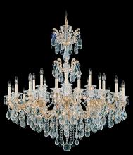 Schonbek 1870 5013-48R - La Scala 24 Light 120V Chandelier in Antique Silver with Clear Radiance Crystal