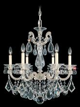 Schonbek 1870 5072-22R - La Scala 6 Light 120V Chandelier in Heirloom Gold with Clear Radiance Crystal