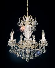 Schonbek 1870 3656-40R - New Orleans 7 Light 120V Chandelier in Polished Silver with Clear Radiance Crystal