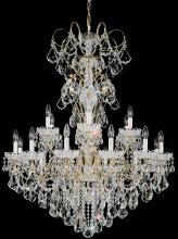 Schonbek 1870 3660-76R - New Orleans 18 Light 120V Chandelier in Heirloom Bronze with Clear Radiance Crystal