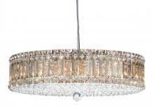 Schonbek 1870 6672R - Plaza 15 Light 120V Pendant in Polished Stainless Steel with Clear Radiance Crystal