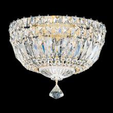 Schonbek 1870 5891-40H - Petit Crystal Deluxe 10" 110V Close to Ceiling in Silver with Clear Heritage Crystals