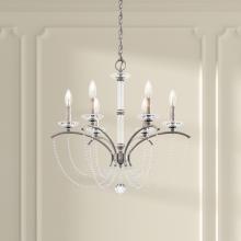 Schonbek 1870 BC7106N-51PDK - Priscilla 6 Light 120V Chandelier in Black with Dark Grey Pearl