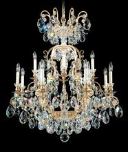 Schonbek 1870 3772-23 - Renaissance 13 Light 120V Chandelier in Etruscan Gold with Clear Heritage Handcut Crystal