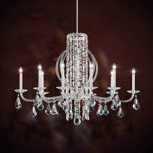 Schonbek 1870 RS8310N-06R - Siena 10 Light 120V Chandelier in White with Clear Radiance Crystal