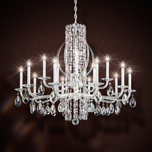 Schonbek 1870 RS8315N-401R - Siena 15 Light 120V Chandelier in Polished Stainless Steel with Clear Radiance Crystal
