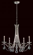 Schonbek 1870 VA8335N-48H - Vesca 5 Light Chandelier in Antique Silver with Clear Heritage Handcut Crystal