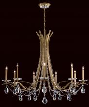 Schonbek 1870 VA8339N-51H - Vesca 9 Light 120V Chandelier in Black with Clear Heritage Handcut Crystal