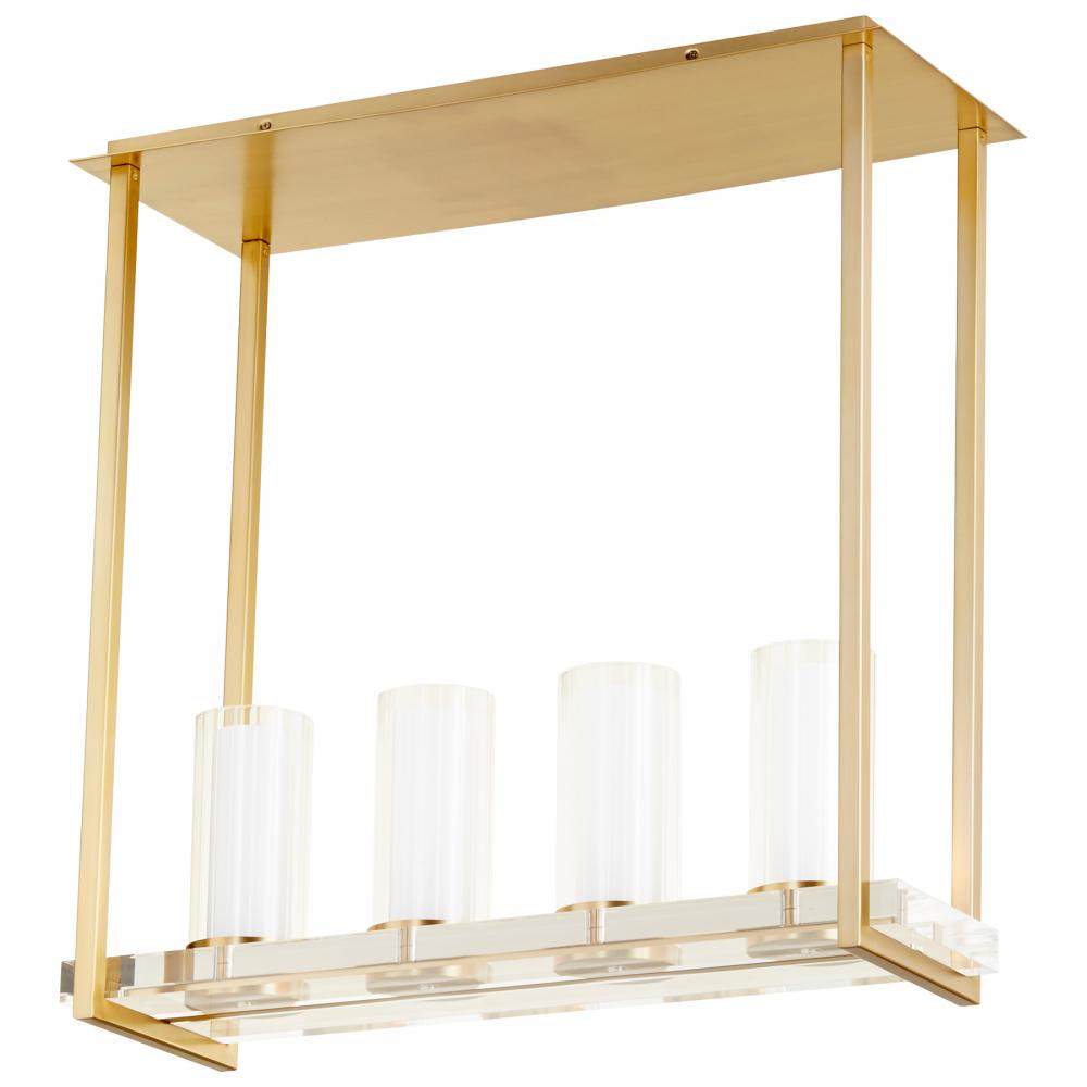 Orion Pendant Aged Brass - Small