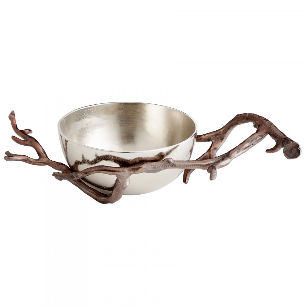 Bough Bowl Nickel And Bronze