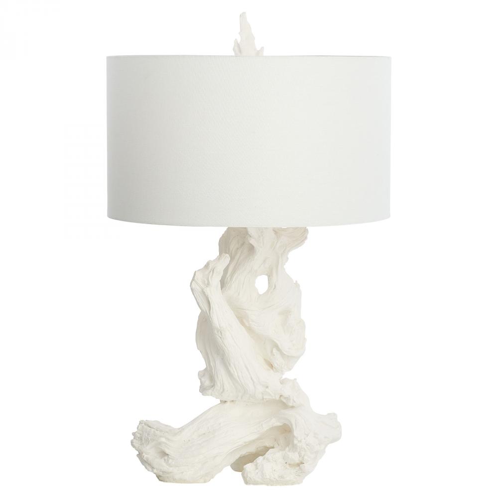 Driftwood Table Lamp | Wh