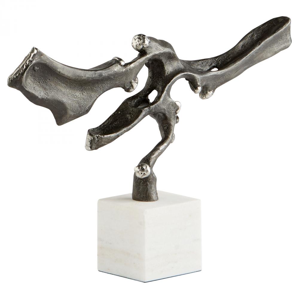 Rivulet Sculpture Bronze & White