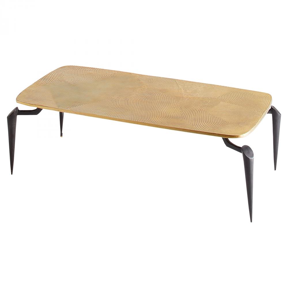 Tarsal Cocktail Table Black & Gold