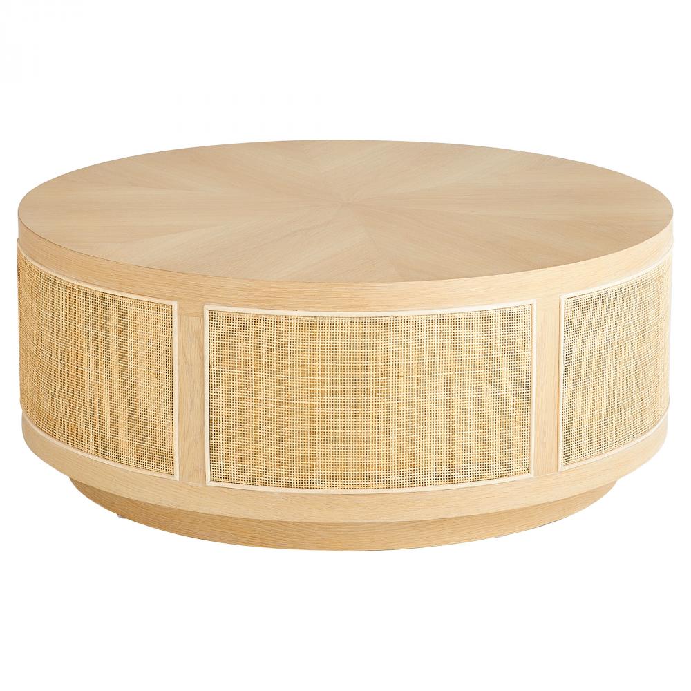 Lamu Cocktail Table Designed by J Kent Martin Natural Oak