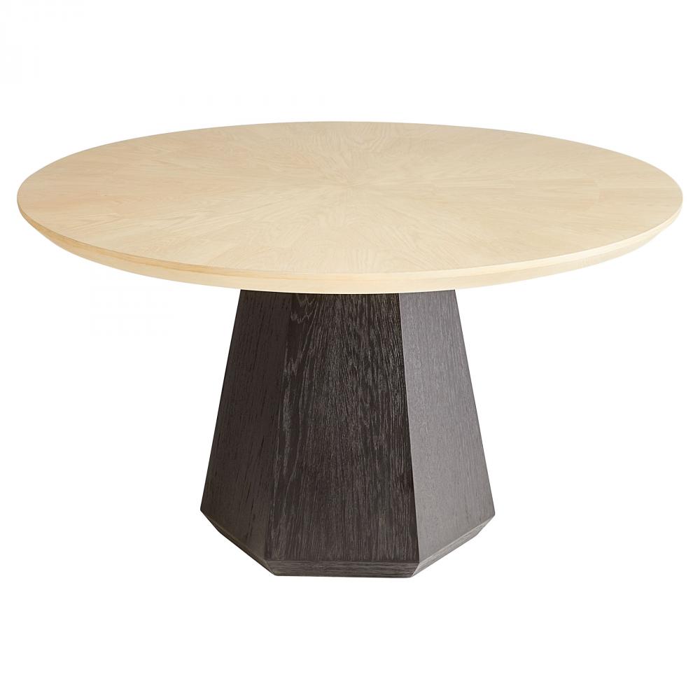 Lamu Dining Table Designed by J Kent Martin Natural Oak Black