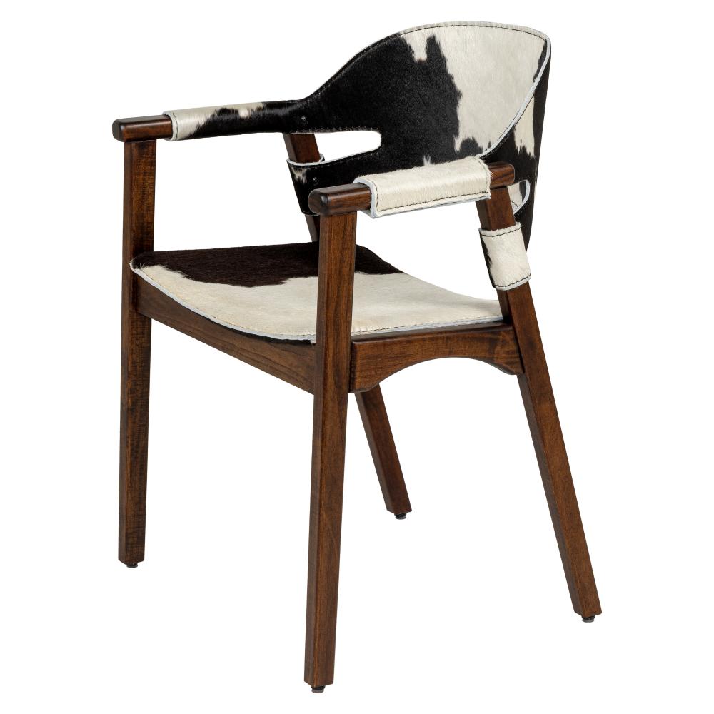 Boss Chair Black Hair-On-Hide