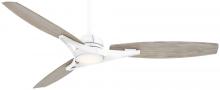 Minka-Aire F742L-WHF - Molino Led- 65" Ceiling Fan W/ Light Kit For Outdoor Use LED Light