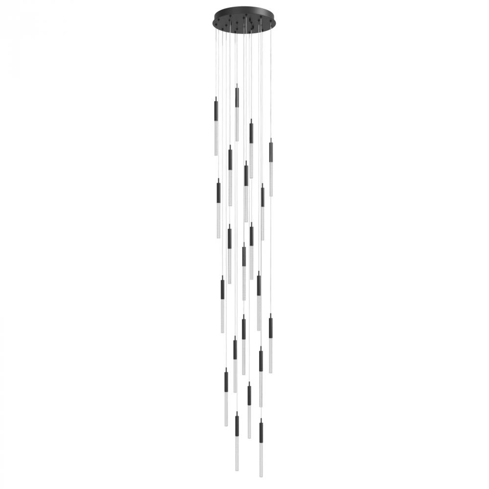 Main Street Collection 21 Light Studded Glass Multi Port Pendant