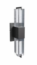 Avenue Lighting HF3012-BK-XL-SNW - The Original Glacier Avenue Snow Crystal Wall Sconce