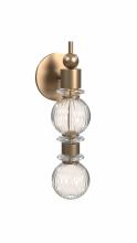 Avenue Lighting HF8902-AB - Avra Glass And Metal Wall Sconce