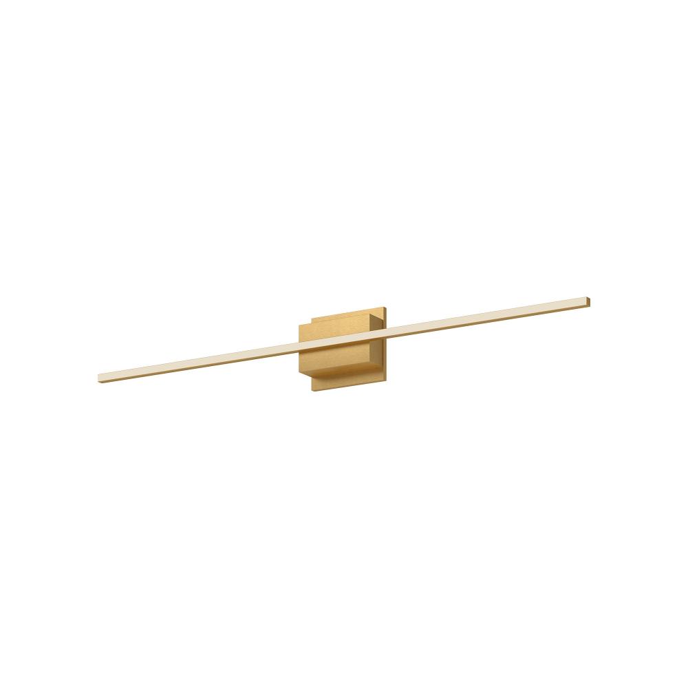 Vega Minor 36-in Brushed Gold LED Wall Sconce