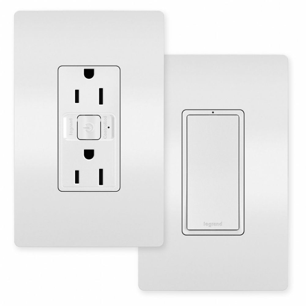radiant Easy Switched Outlet Kit, White