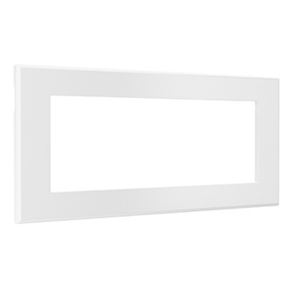 Furniture Power Replacement Bezel for Basic Power Unit- White