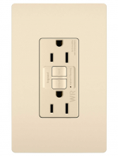 Legrand Radiant 1597TRWRLACCD4 - radiant? Spec Grade 15A Weather Resistant Self Test GFCI Receptacle, Light Almond