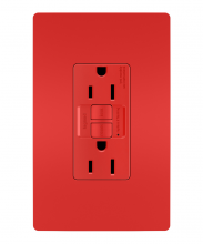 Legrand Radiant 1597RED - radiant? Spec Grade 15A Self Test GFCI Receptacle, Red