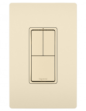 Legrand Radiant RCD113LACC6 - radiant? Two Single-Pole Switches and Single Pole/3-Way Switch, Light Almond