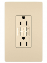 Legrand Radiant 1597TRAICCD4 - radiant? 15A Tamper Resistant Self Test GFCI Outlet with Audible Alarm, Ivory