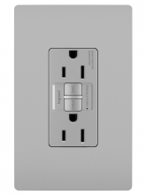 Legrand Radiant 1597GRY - radiant? Spec Grade 15A Self Test GFCI Receptacle, Gray